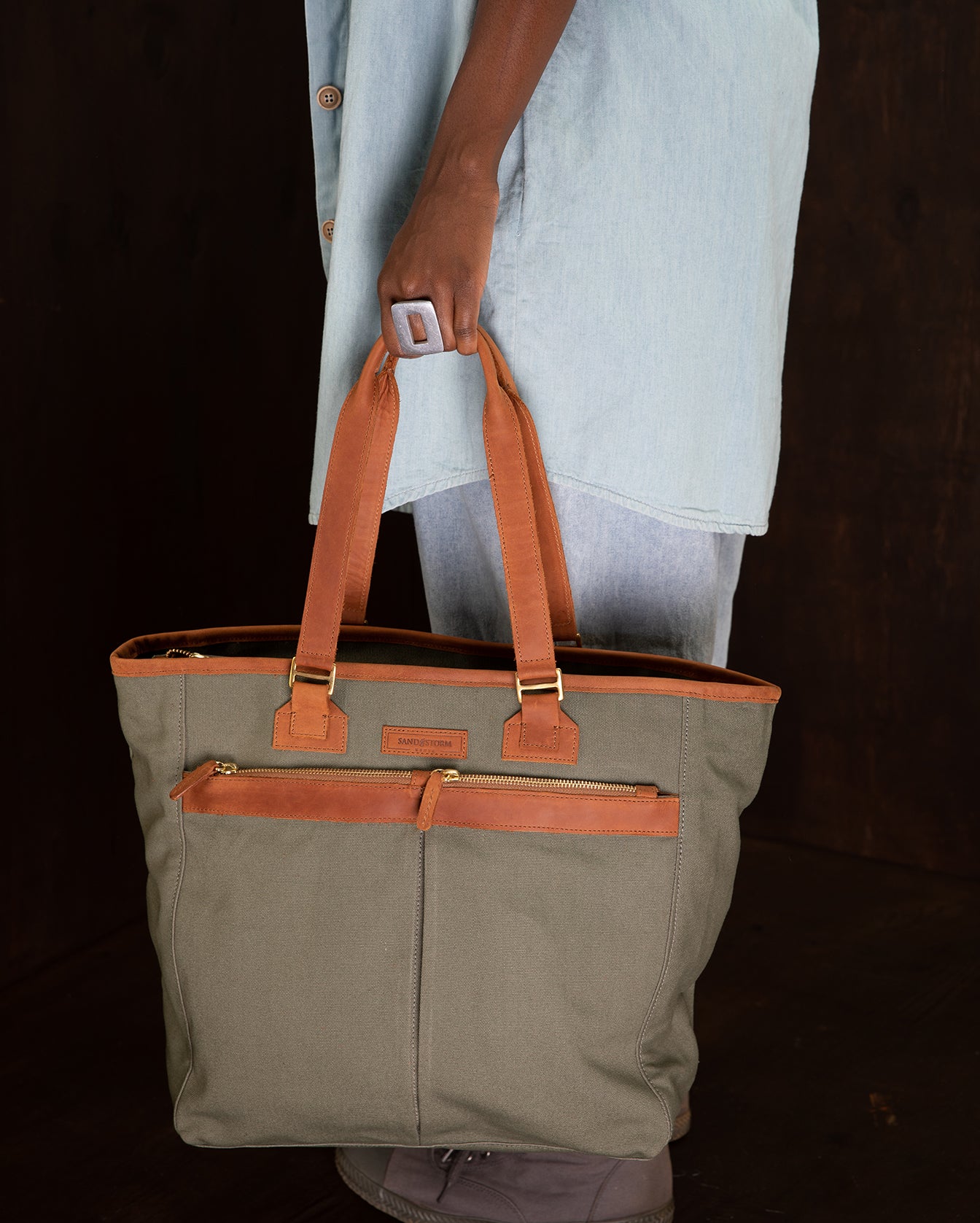 Canvas Truphosa Tote - Sandstorm Kenya (KE)