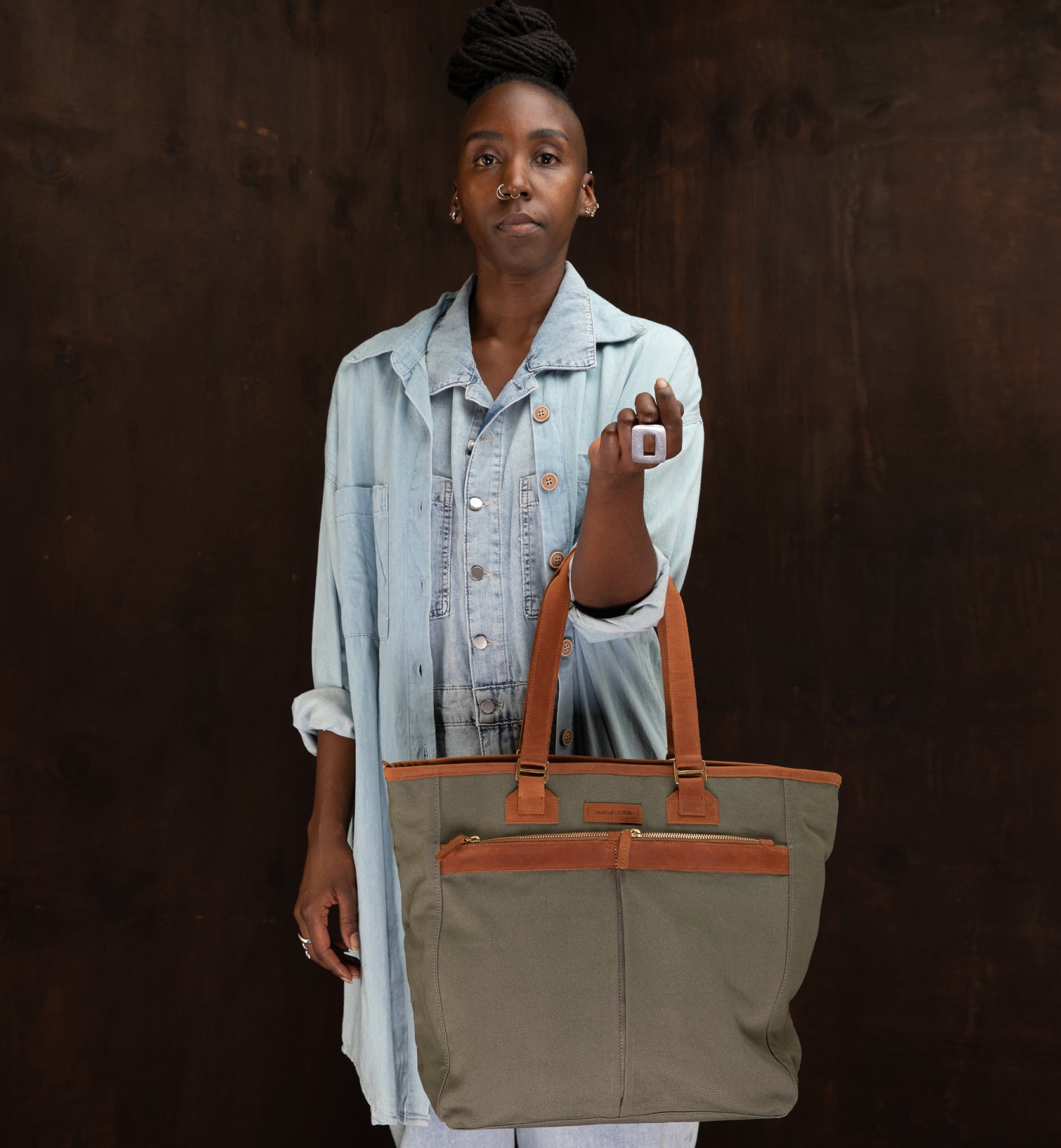 Canvas Truphosa Tote - Sandstorm Kenya (KE)