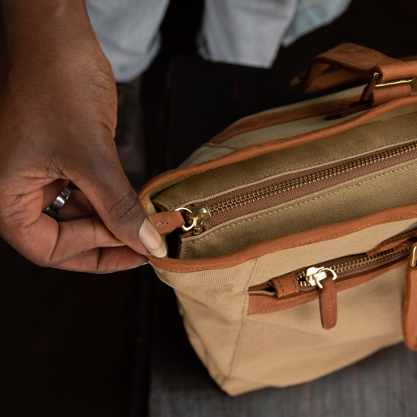 Canvas Truphosa Tote - Sandstorm Kenya (KE)