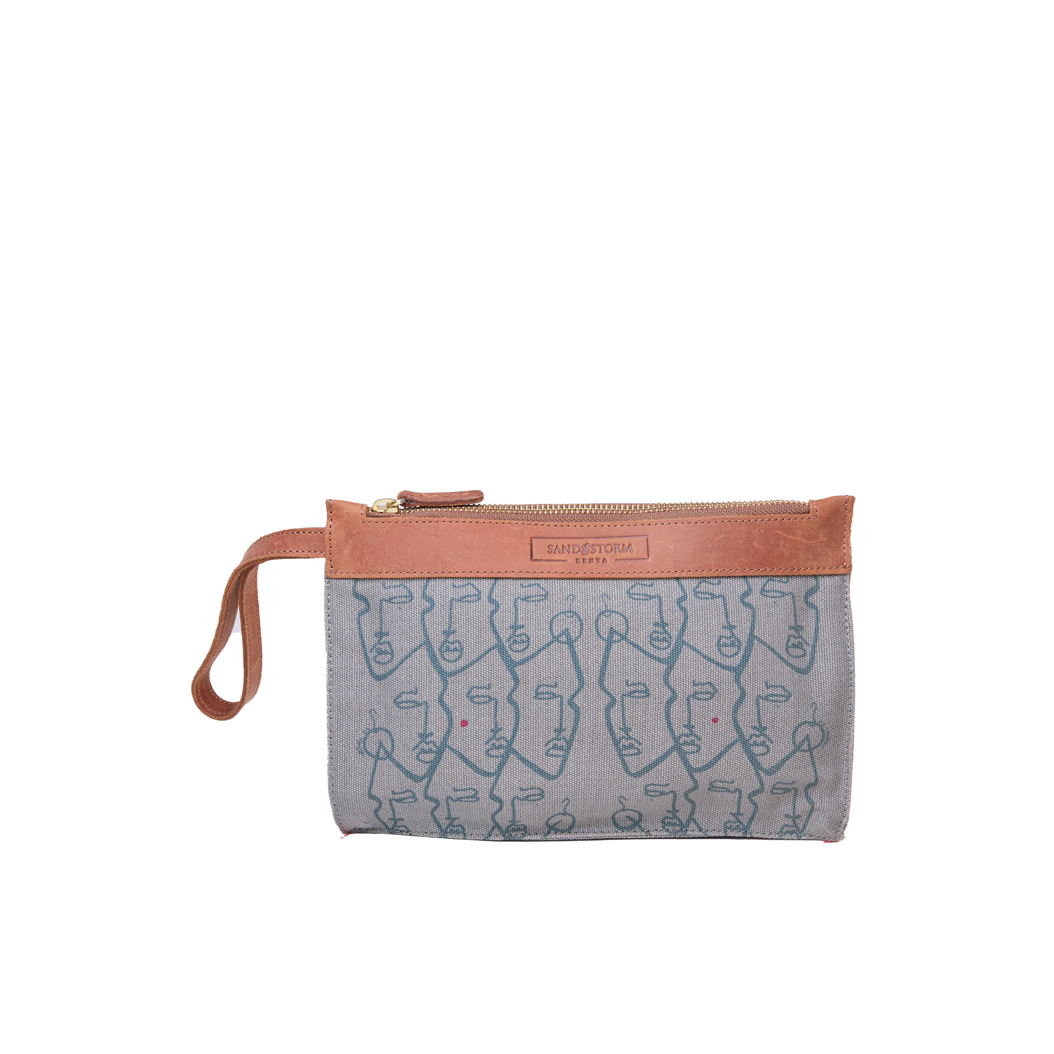 Canvas Issho Print Agnes Pouch x EndoSquared