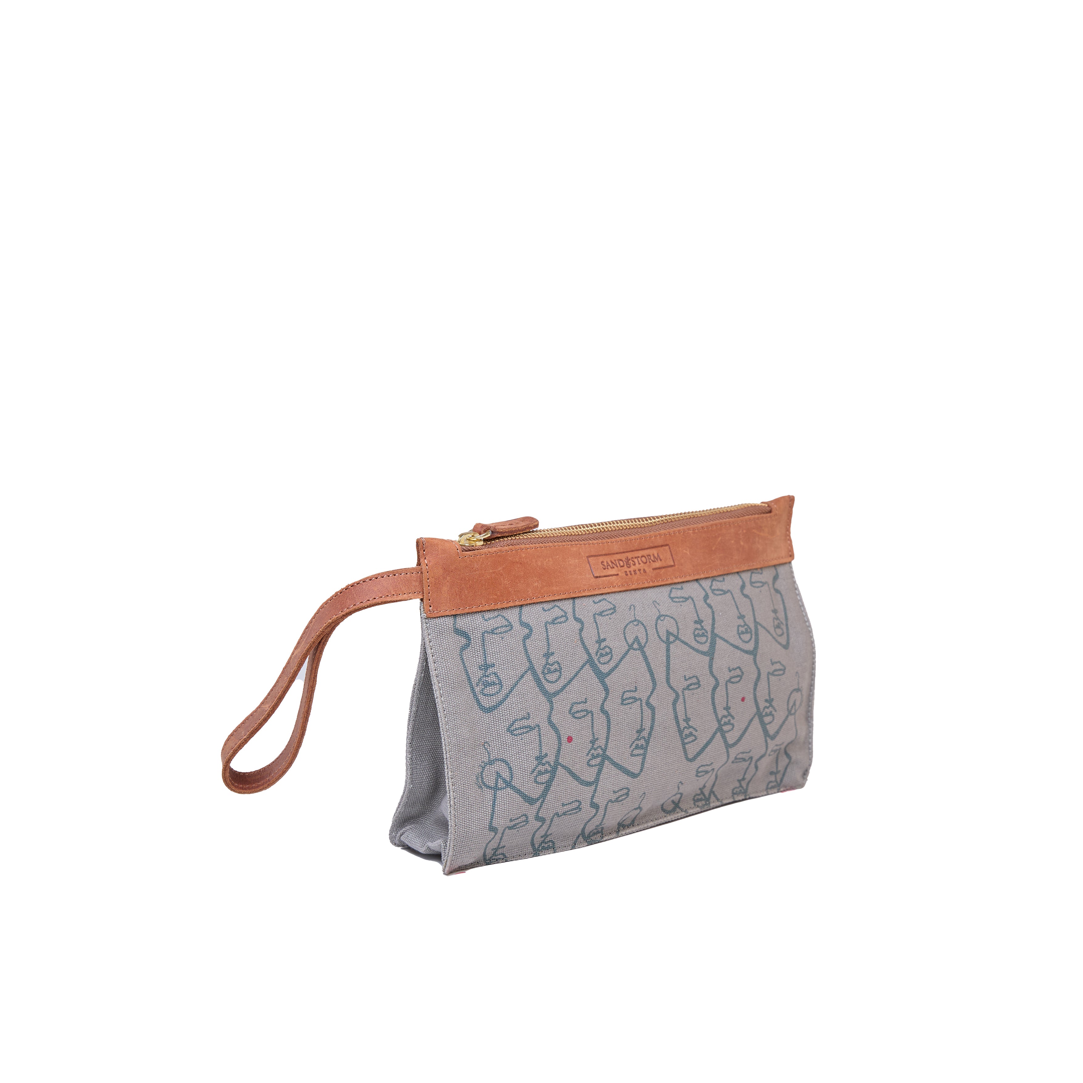 Canvas Issho Print Agnes Pouch x EndoSquared