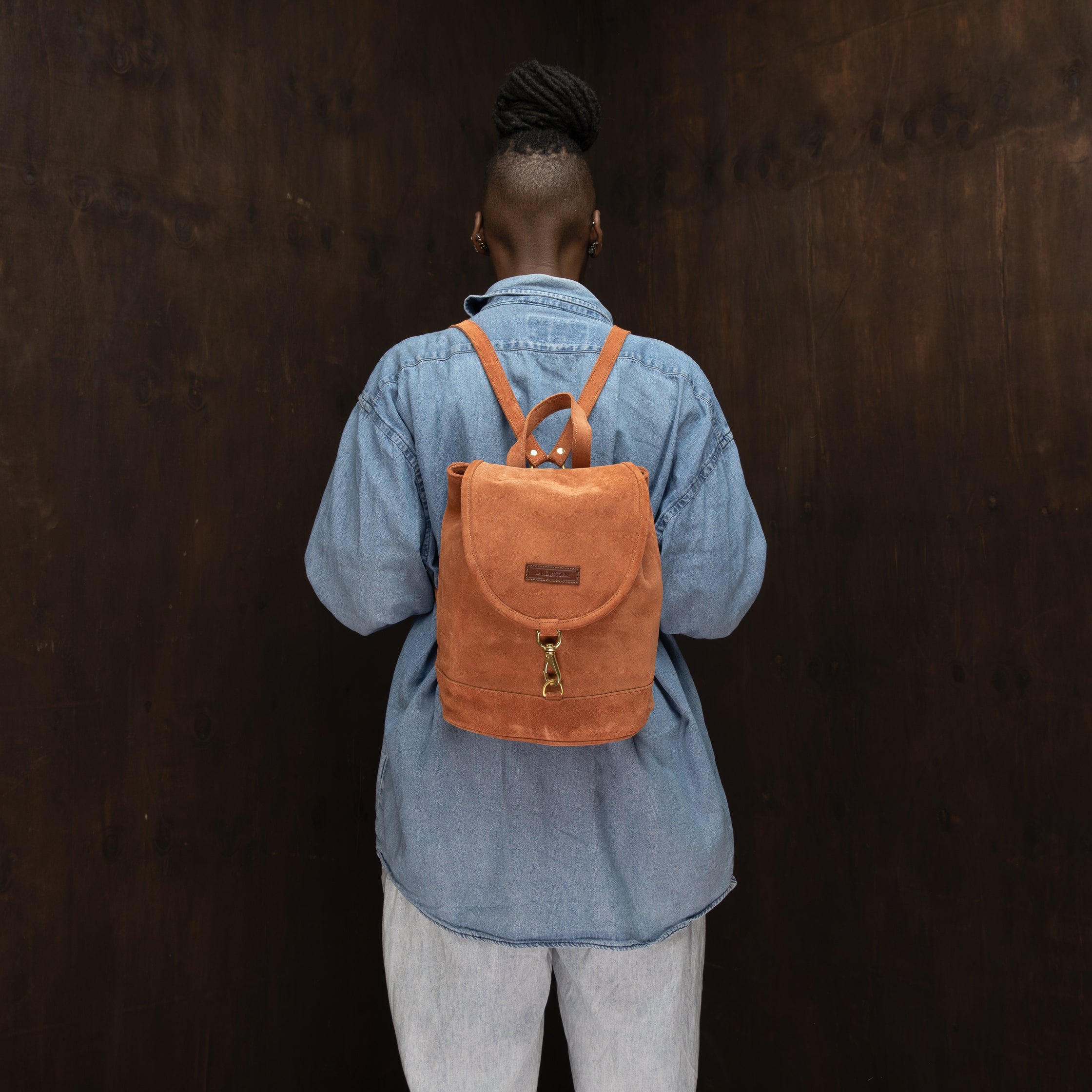 Suede Cecilia Backpack - Sandstorm Kenya (KE)