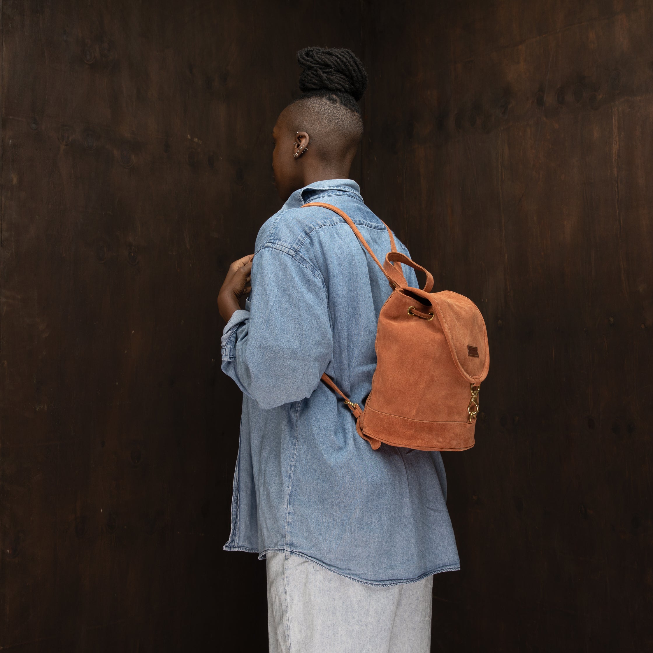 Suede Cecilia Backpack - Sandstorm Kenya (KE)