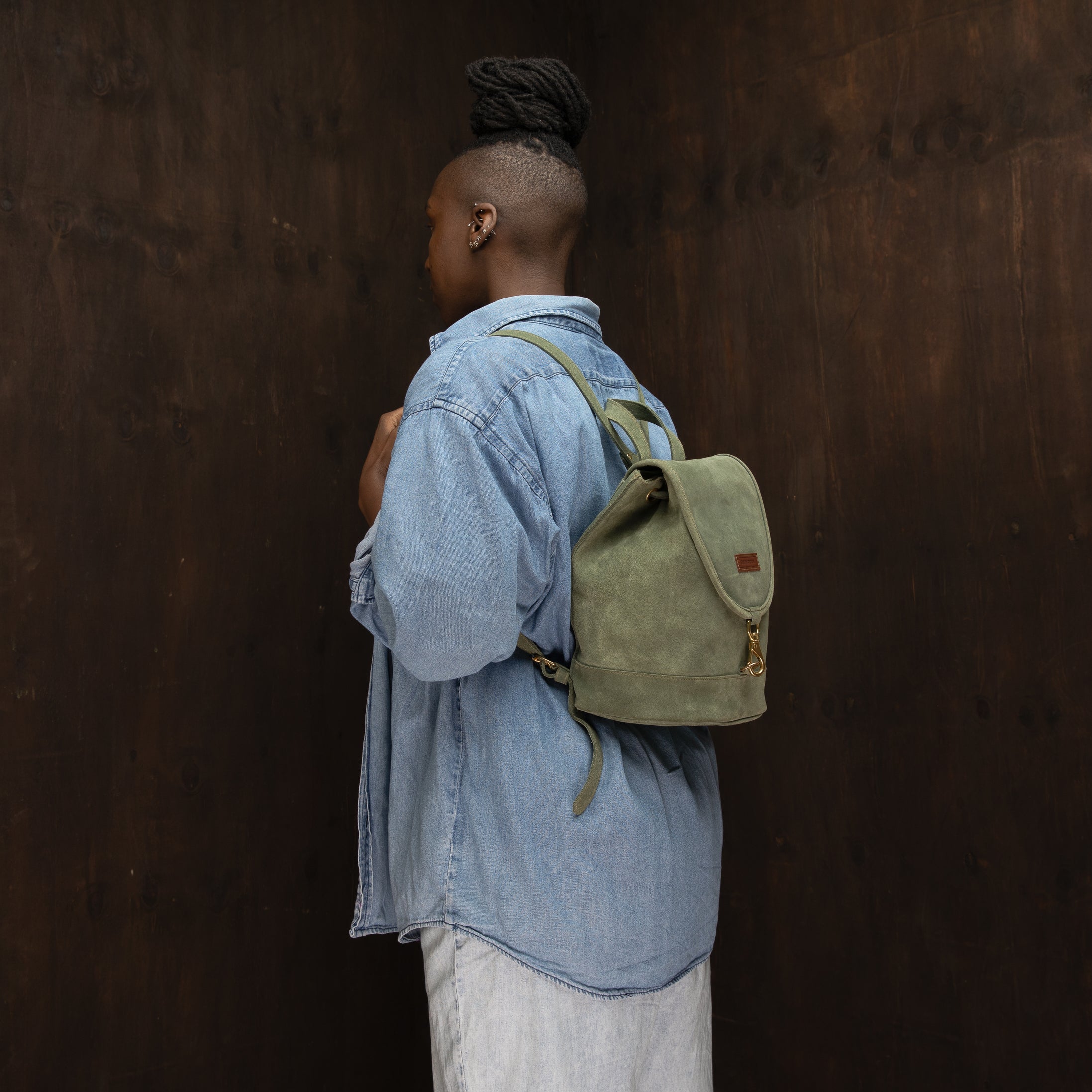 Suede Cecilia Backpack - Sandstorm Kenya (KE)