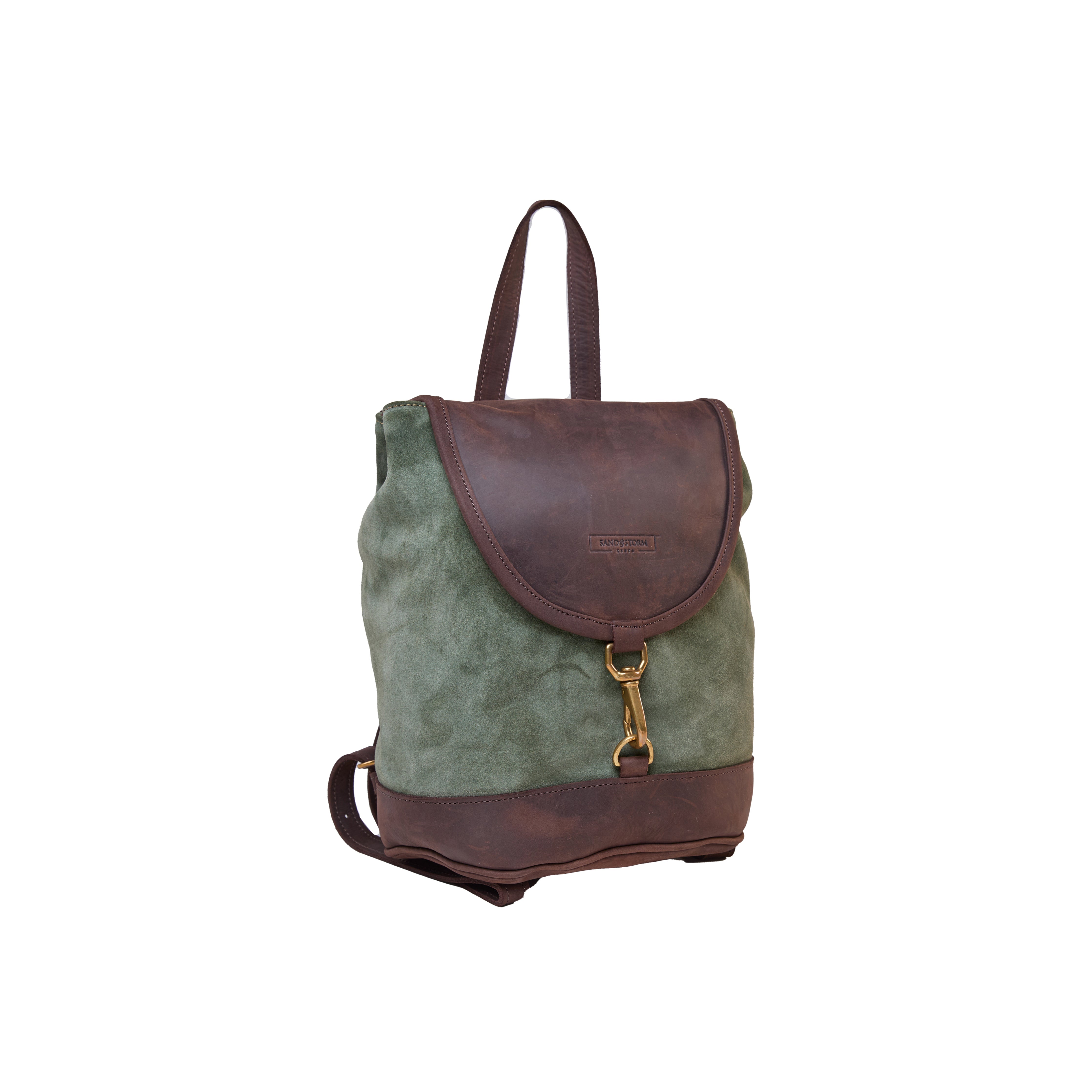 Suede Cecilia Backpack (Mocha Leather)