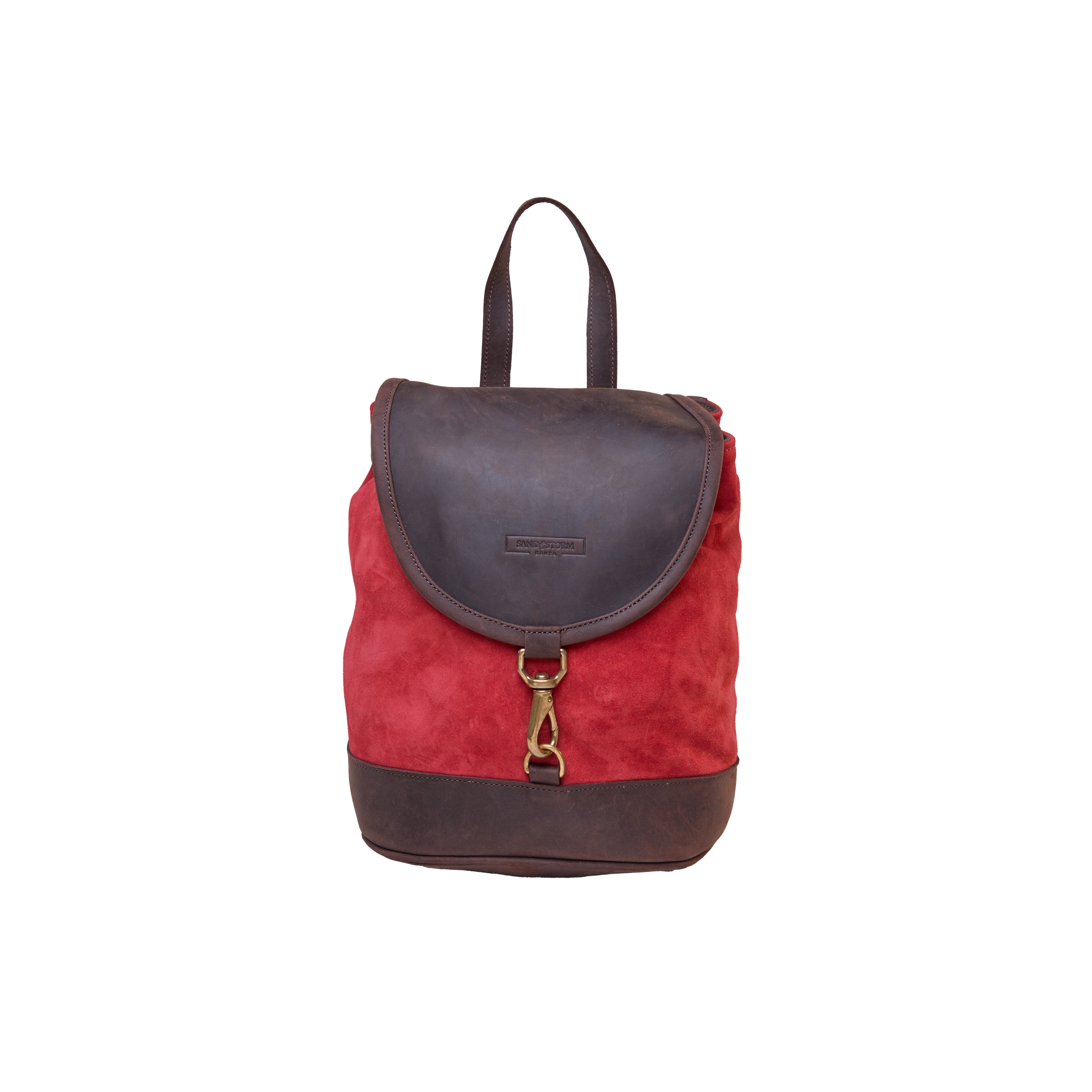 Suede Cecilia Backpack (Mocha Leather)