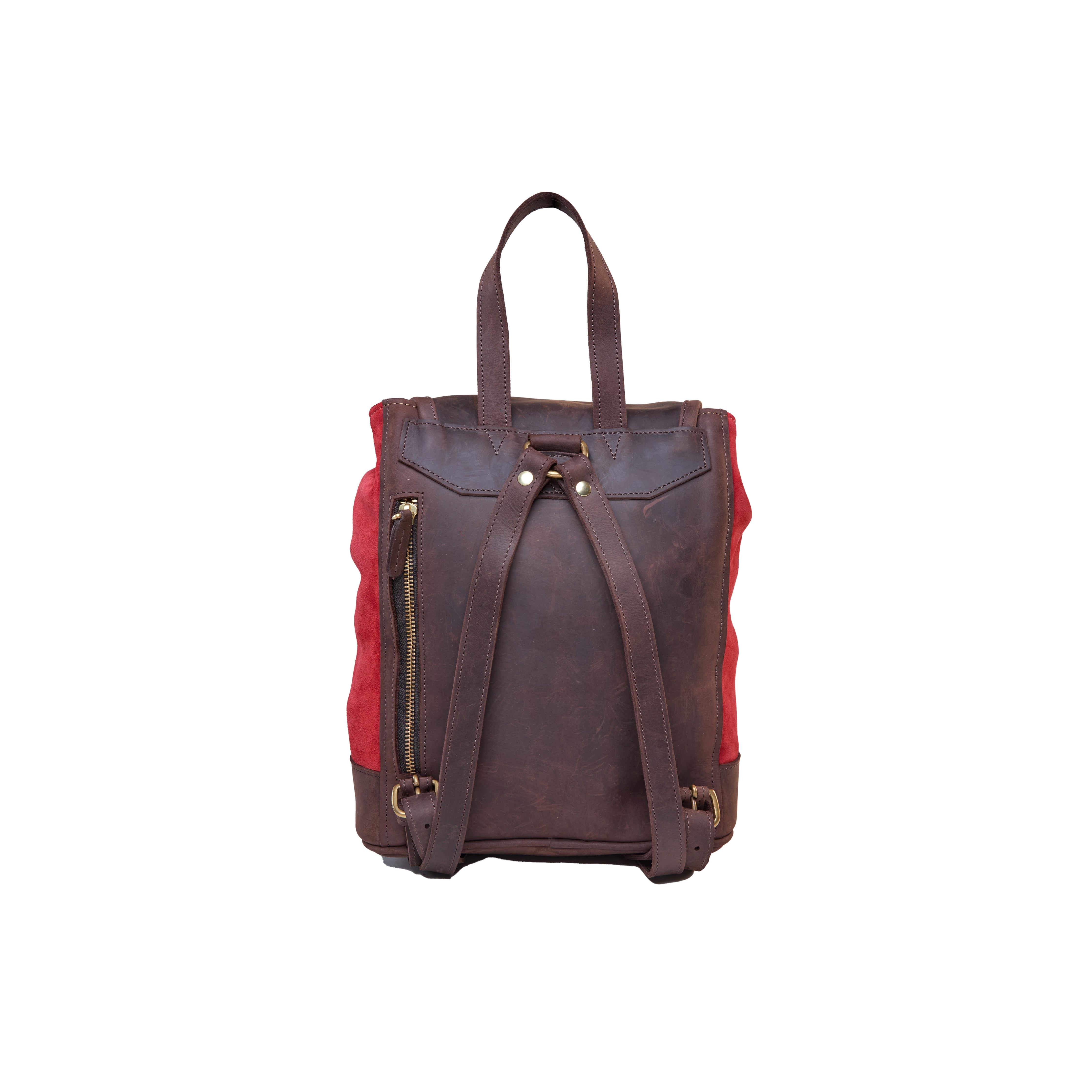 Suede Cecilia Backpack (Mocha Leather)