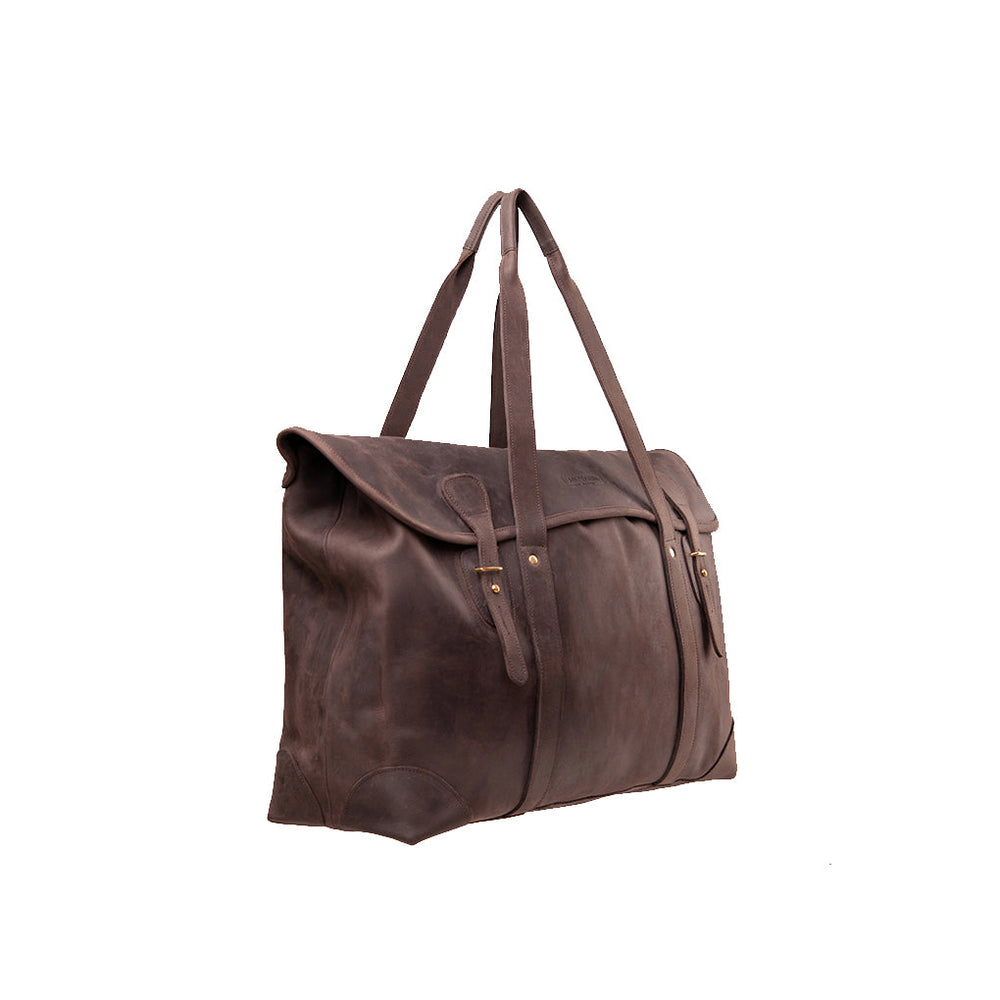 Pull-up Leather Weekender - Large