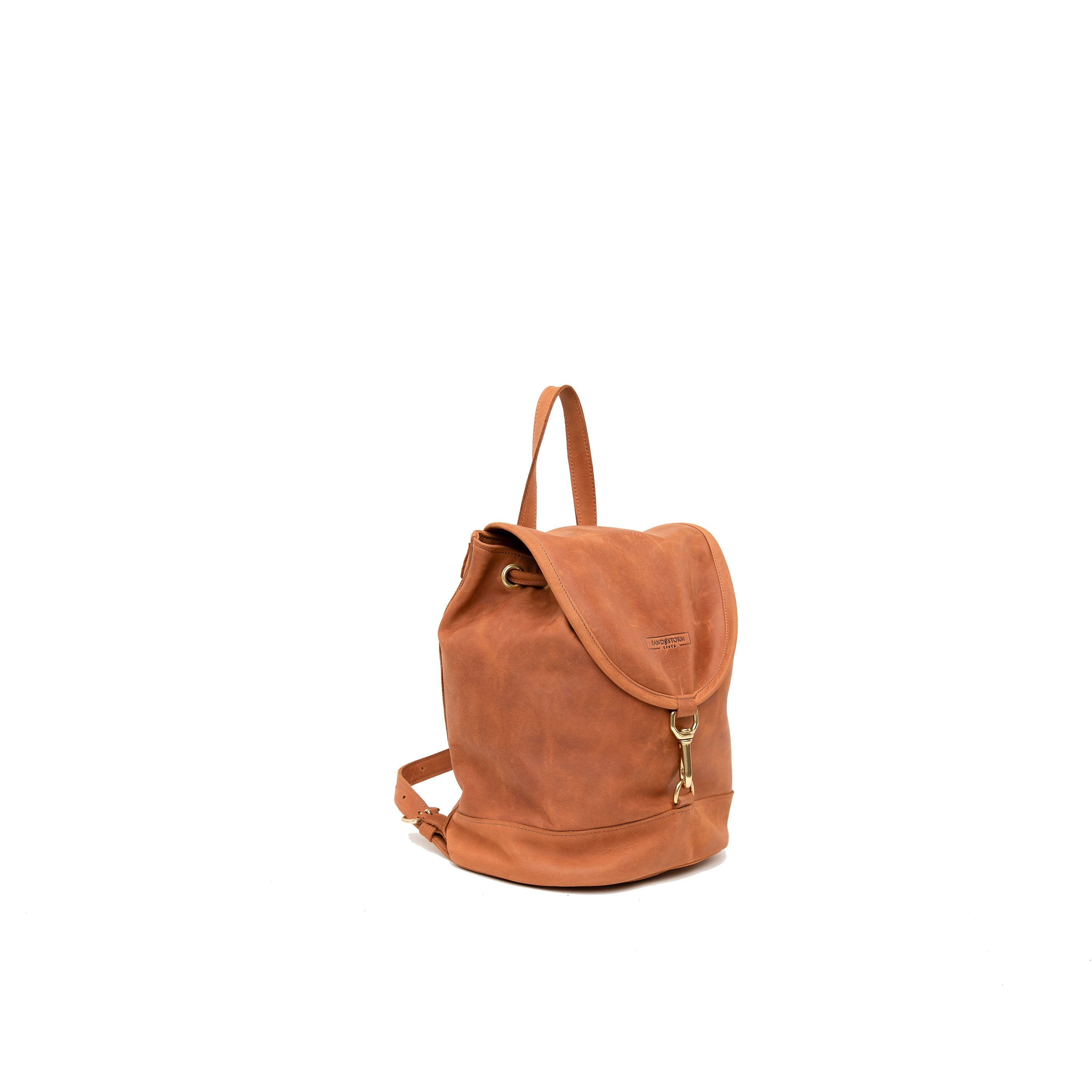 Pull-up Leather Cecilia Backpack - Sandstorm Kenya (KE)