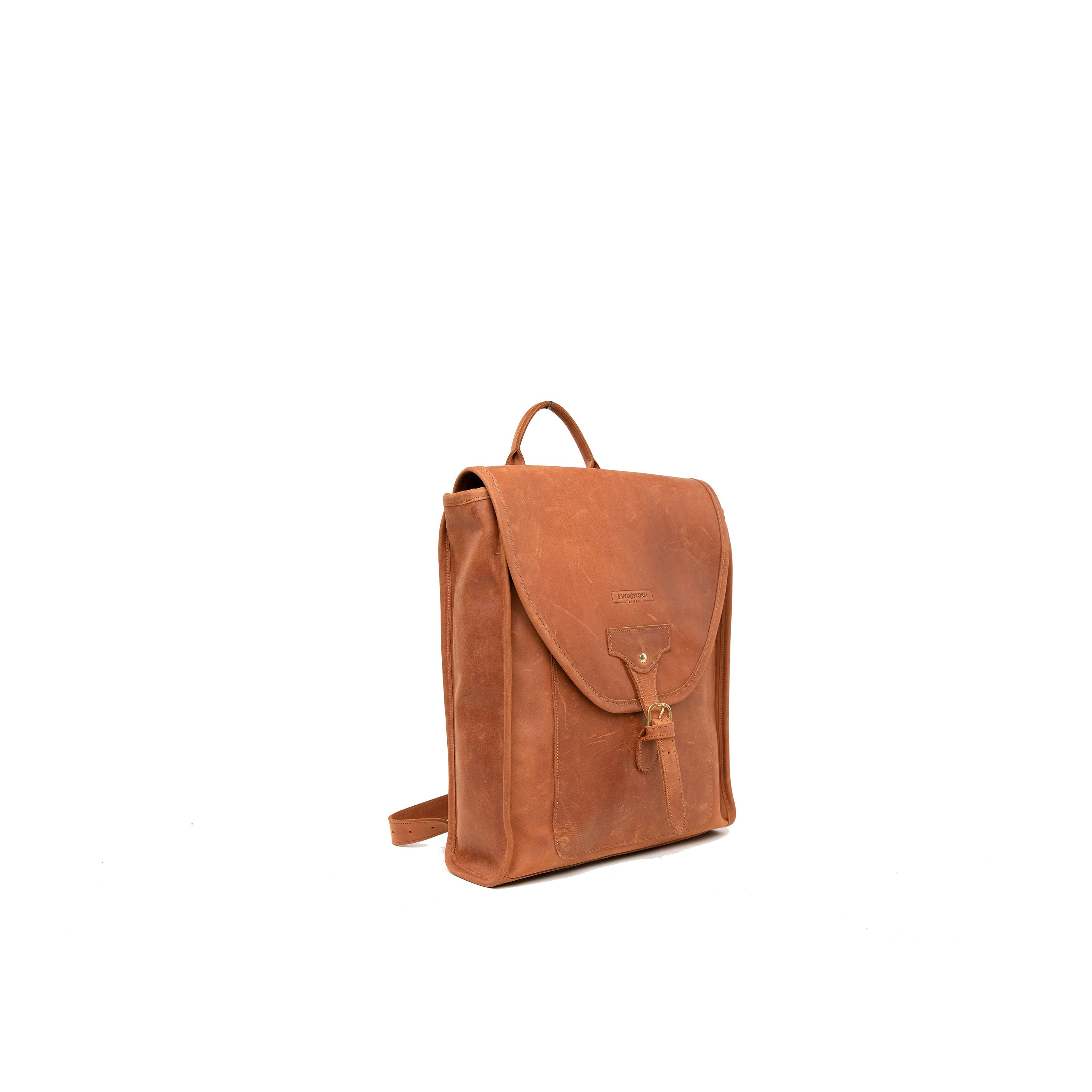 Pull-up Leather Keziah Backpack - Sandstorm Kenya (KE)