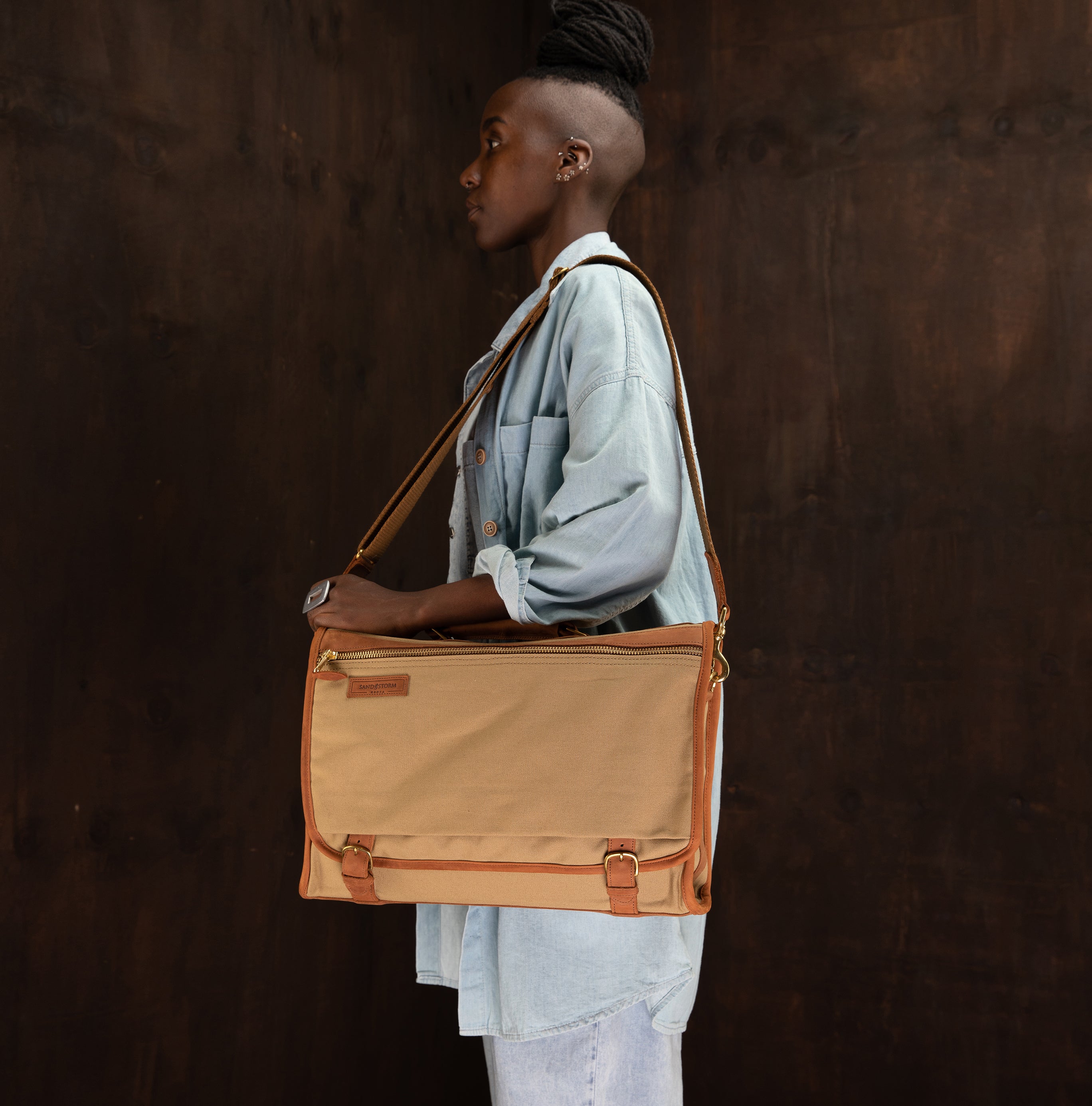 Canvas Executive Briefcase - Sandstorm Kenya (KE)