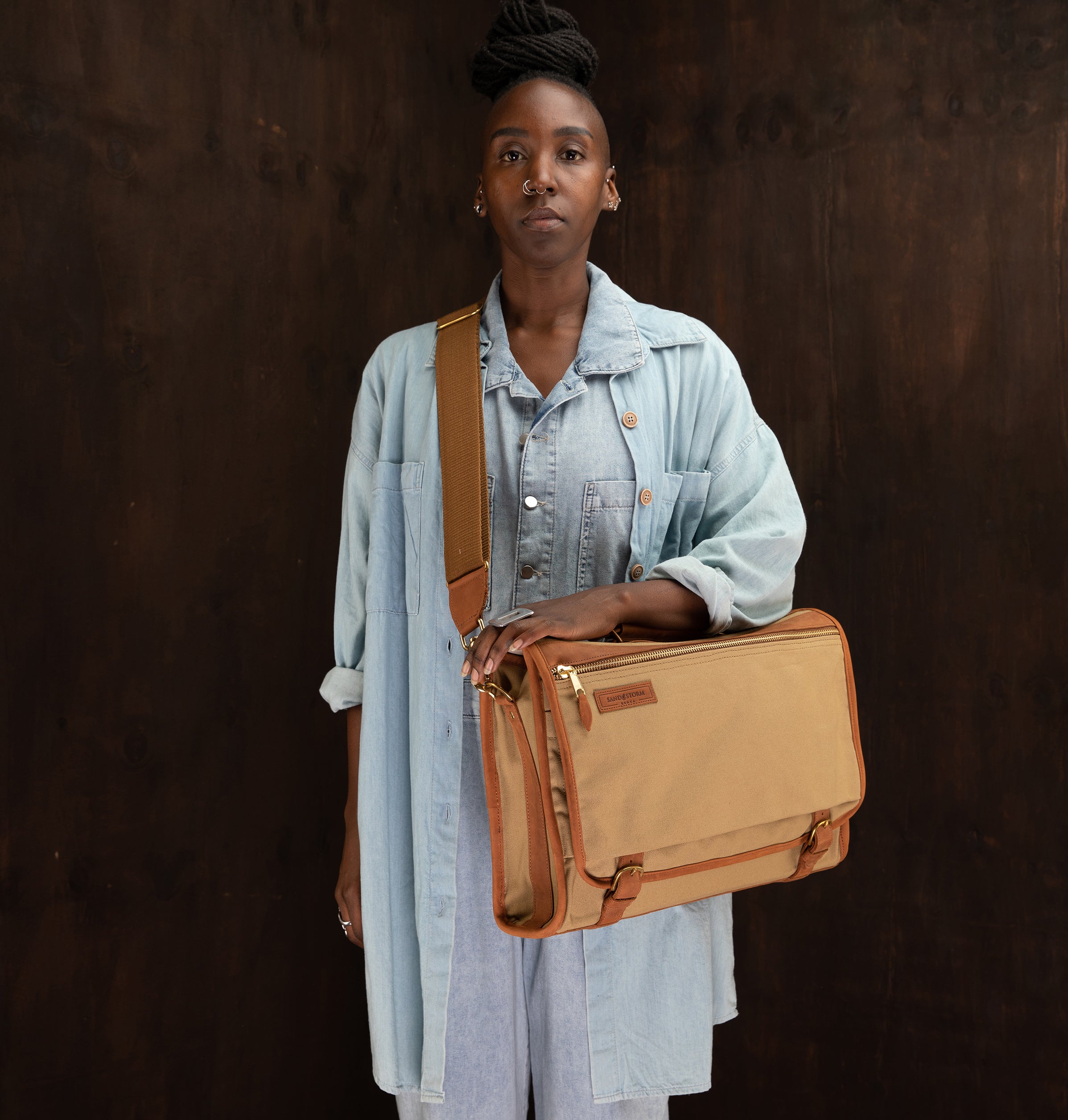 Canvas Executive Briefcase - Sandstorm Kenya (KE)