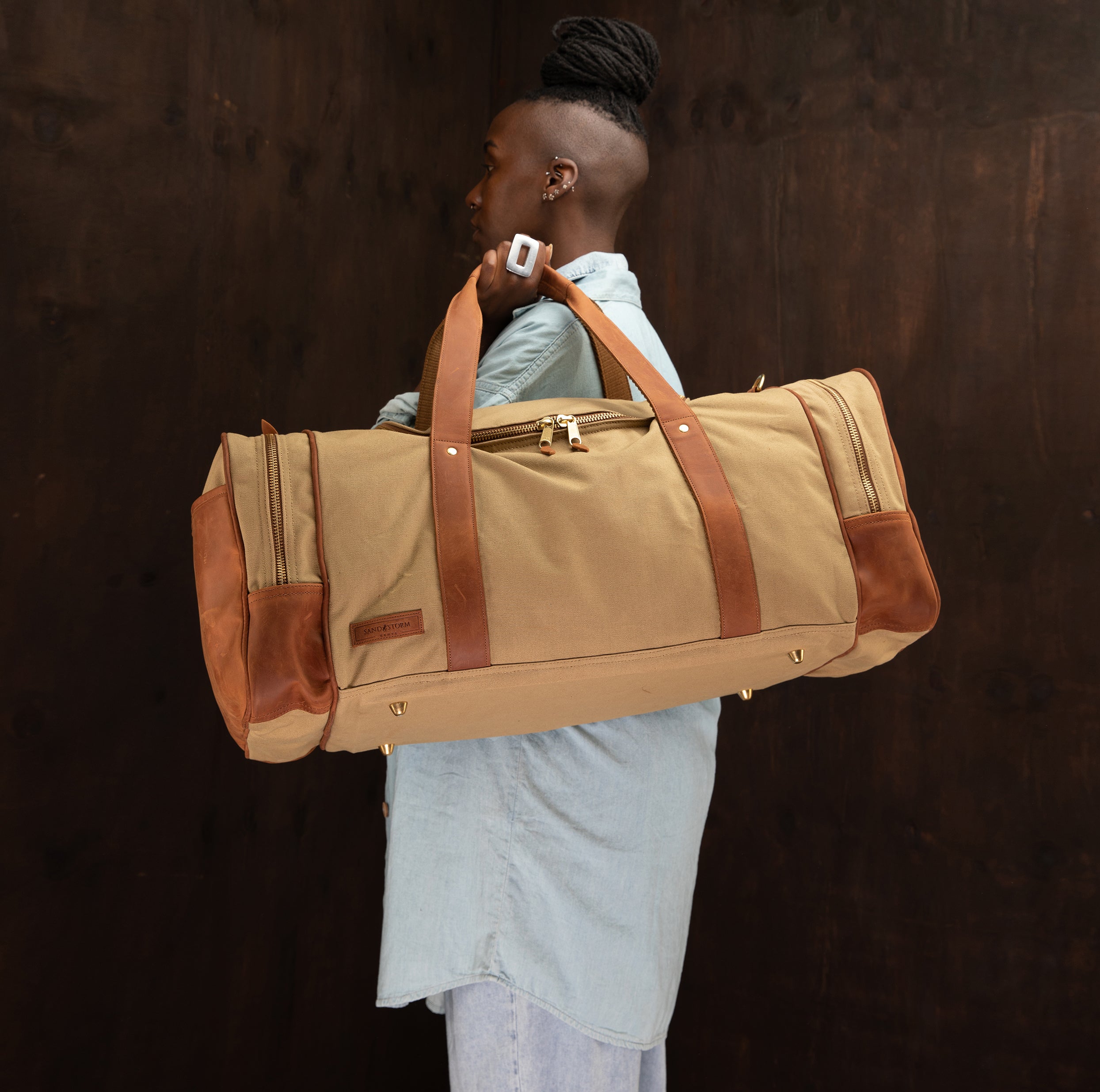 Canvas Pioneer Duffle Bag - Sandstorm Kenya (KE)