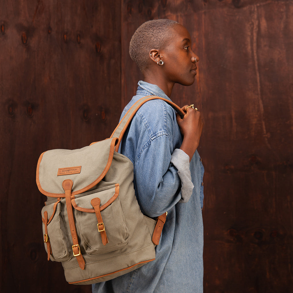 Canvas Moshi Backpack - Sandstorm Kenya (KE)