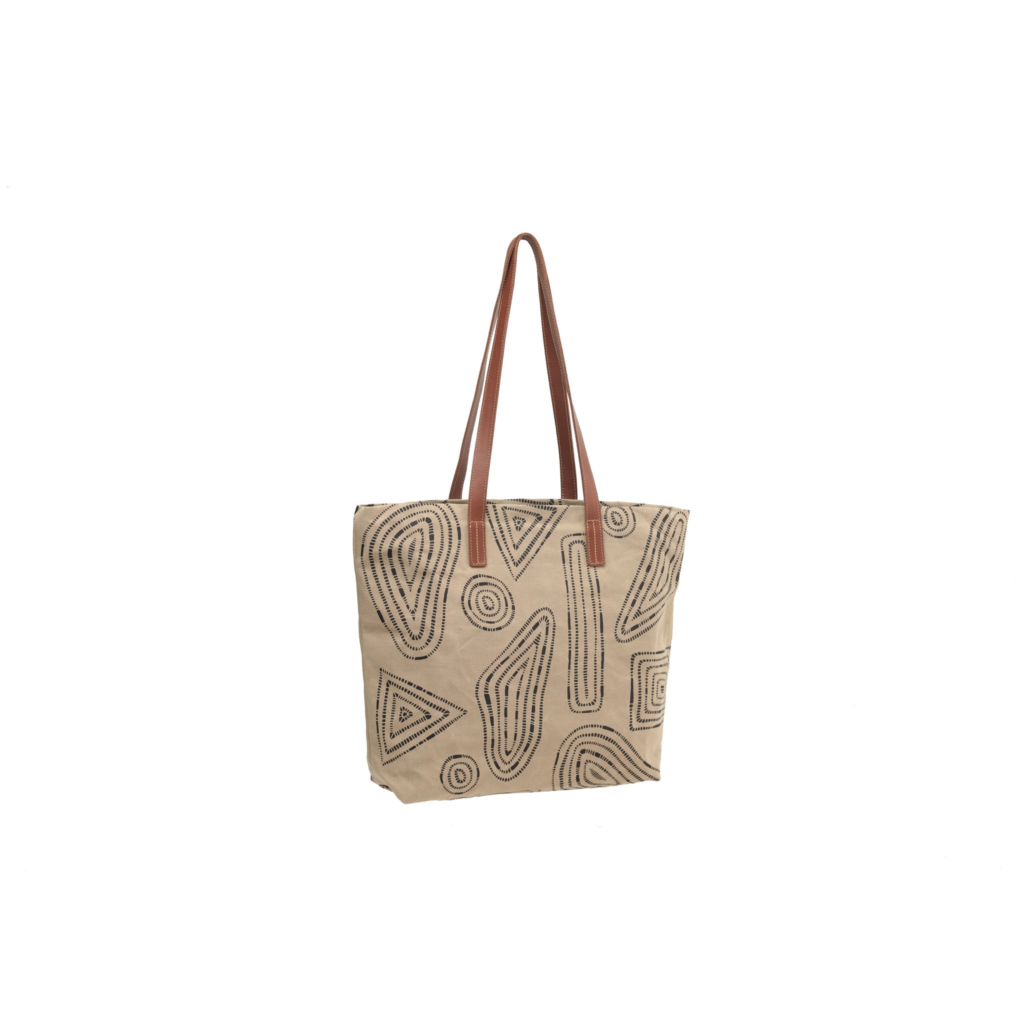 Canvas Boubou Print Helen Tote - Sandstorm Kenya (KE)